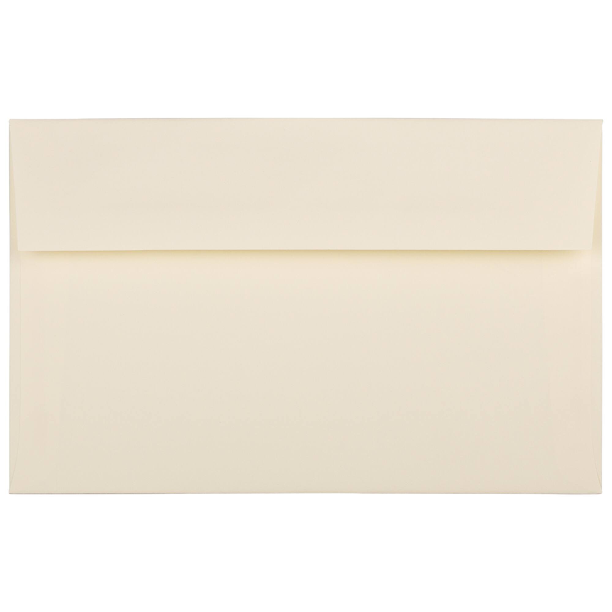 JAM Paper A10 Ivory Wove Strathmore Invitation Envelopes